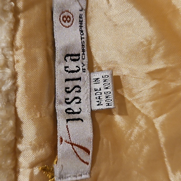 Jessica Cream Satin Lined Shrug - Picture 7 of 10